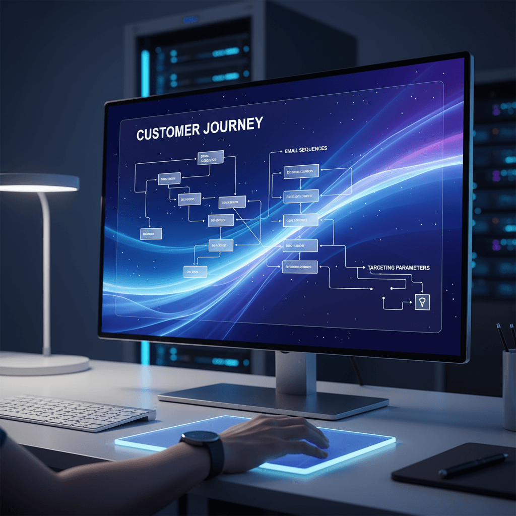 AI marketing automation dashboard and workflow system